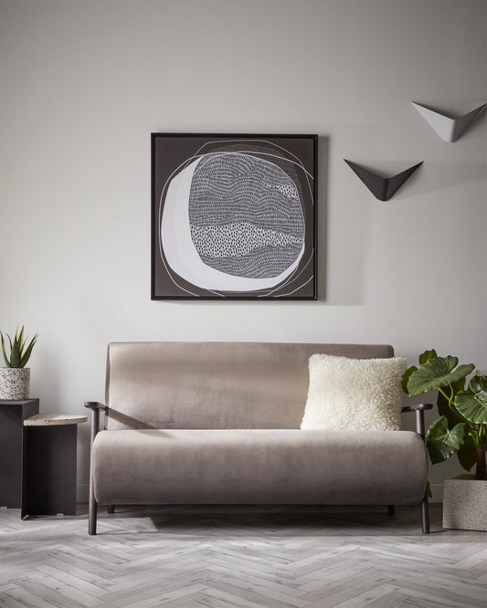 Ginebra zidna lampa u crnoj boji