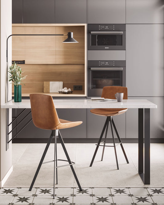 Zidna lampa Aria od čelika sa crnom završnom obradom