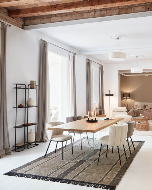 Brunilda crno-braon tepih 200 x 300 cm