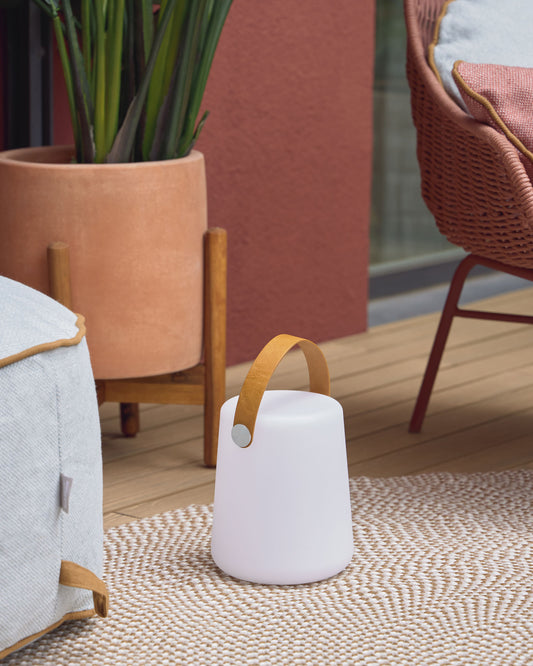 Dialma stona lampa sa braon fleksom