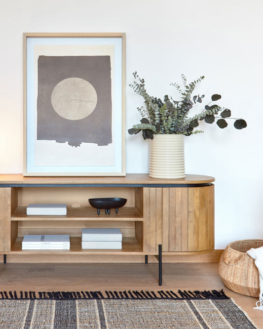 Naira kružna slika u crnoj boji 60 x 90 cm