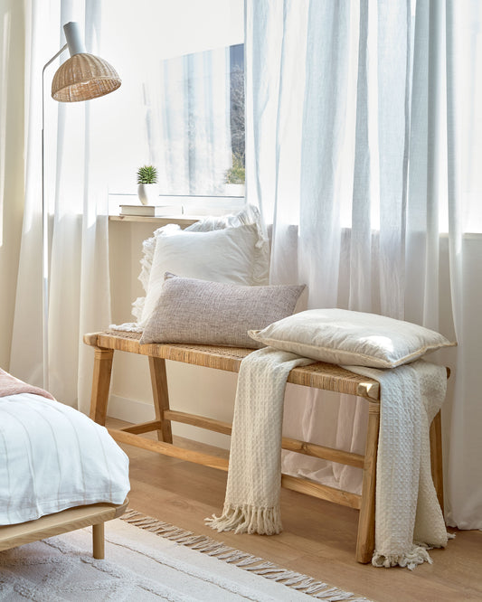 Beida klupa od tikovine 120 cm