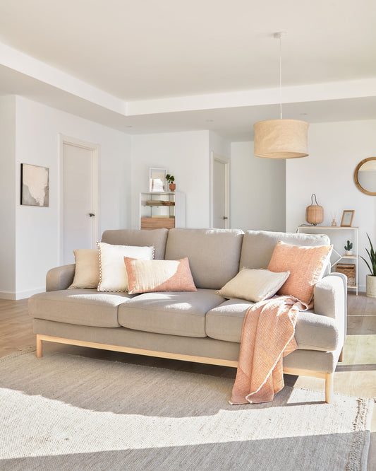 Mihaela trosed trosed u sivom mikro bukleu, 203 cm FSC Mik Credit