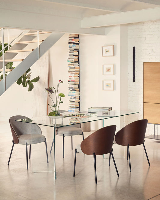 Stol od Burano stakla 180 x 90 cm