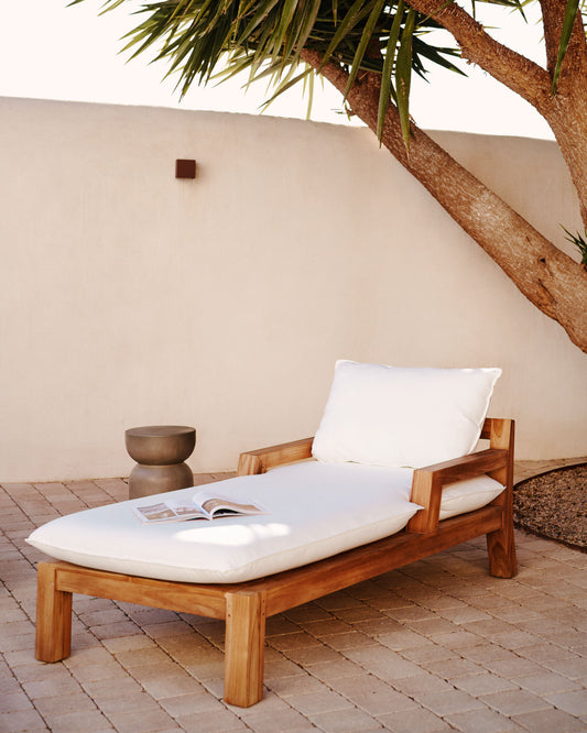 Forcanera ležaljka od čvrste tikovine