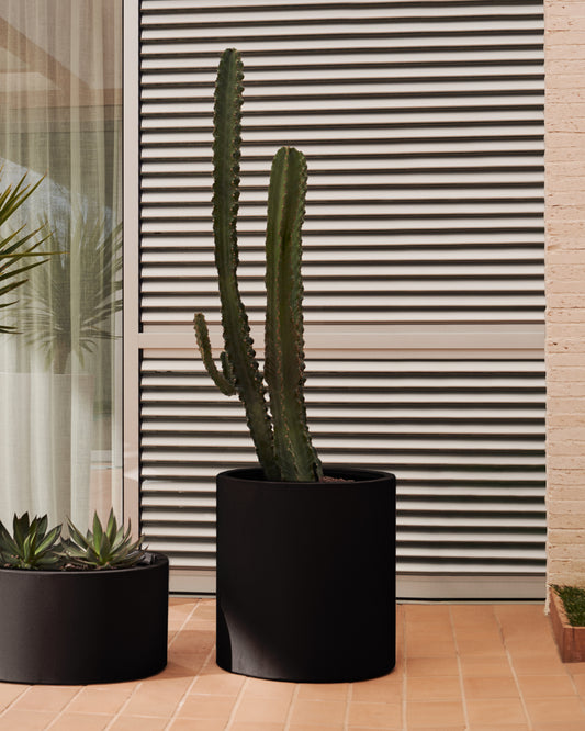 Aiguablava saksija u crnom cementu, Ø 52 cm