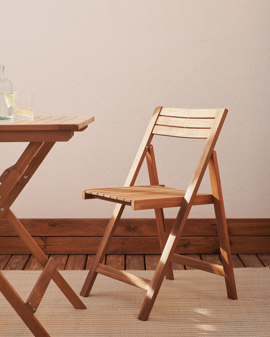 Sadirar sklopiva vanjska stolica od punog bagremovog drveta FSC 100%