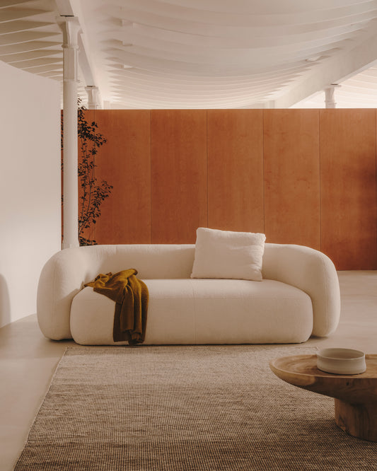 Martina ekri bukle trosed sofa, 246 cm FSC Mix Credit