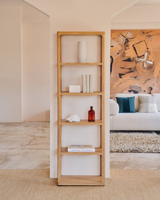 Maymai polica sa masivnom hrastovom strukturom 60 x 193 cm