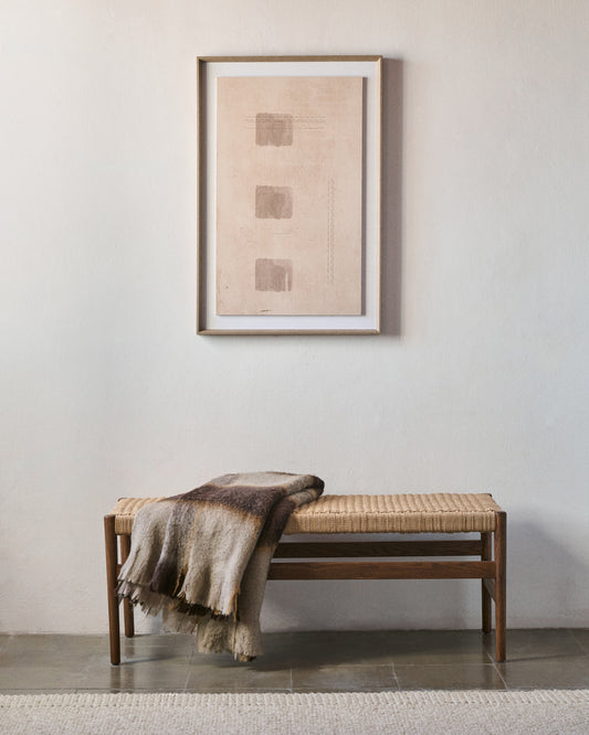 Slika Sormina sa 3 braon kvadrata 60 x 90 cm