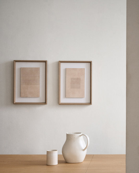 Sormina slika sa smeđim prugama na vrhu 30 x 40 cm