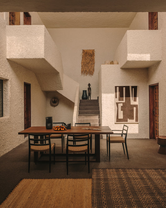 Sashi sto od punog tikovinog drveta 220 x 100 cm