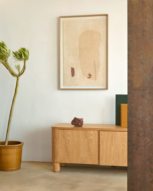 Sormi apstraktna bež slika 60 x 90 cm