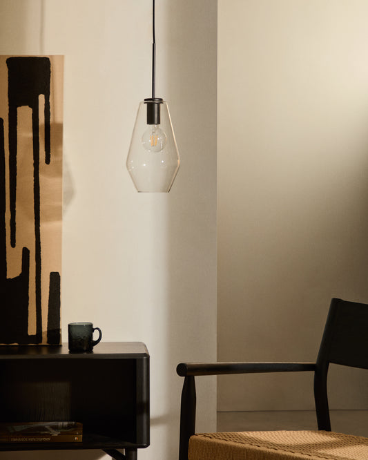 Mao staklena plafonska lampa Ø 17 cm