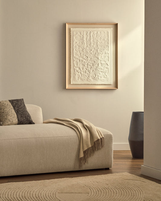 Annia bela, slika od papir-mašea, 90 x 70 cm