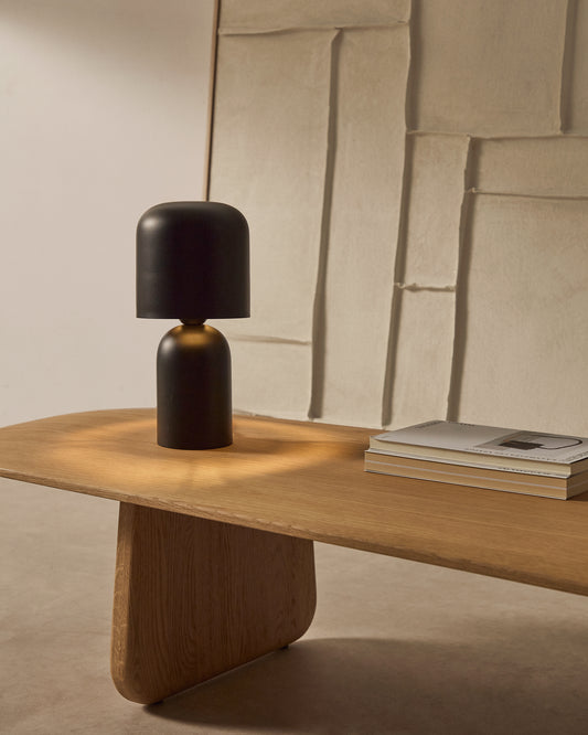 Monze stona lampa od crno obojenog metala