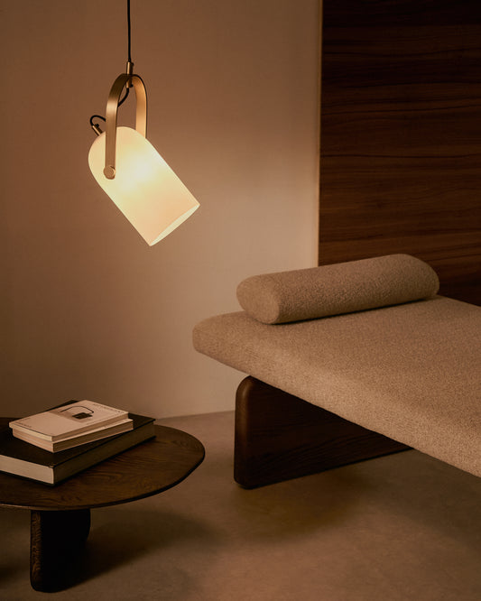 Plafonska lampa Reisy od zastakljenog stakla, Ø14 cm