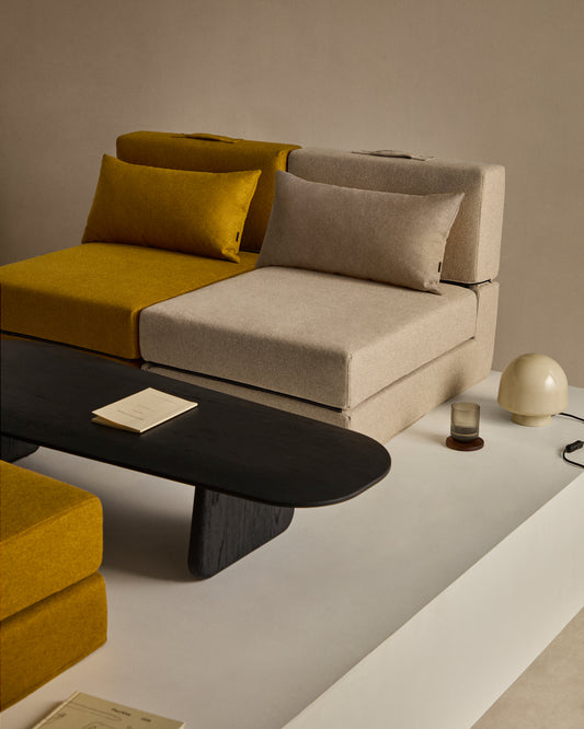 Arty bež, kabriolet puf/krevet 70 x 89 (200) cm