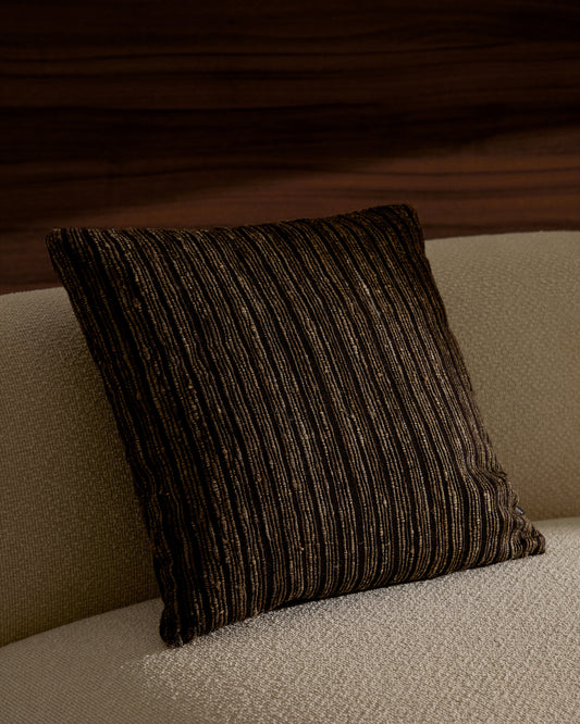 Anir navlaka za jastuke od raznobojne svile i pamuka, 45 x 45 cm