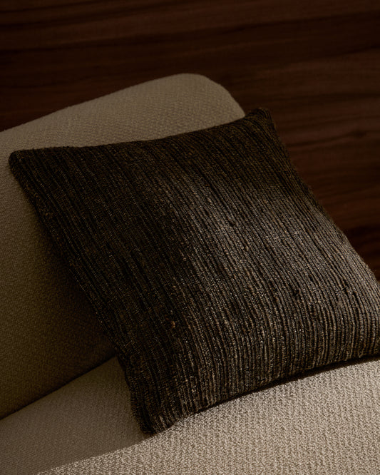 Gulbe navlaka za jastuke od raznobojne svile i pamuka, 45 x 45 cm