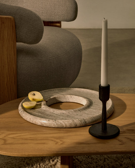 Morel bež mermerni poslužavnik