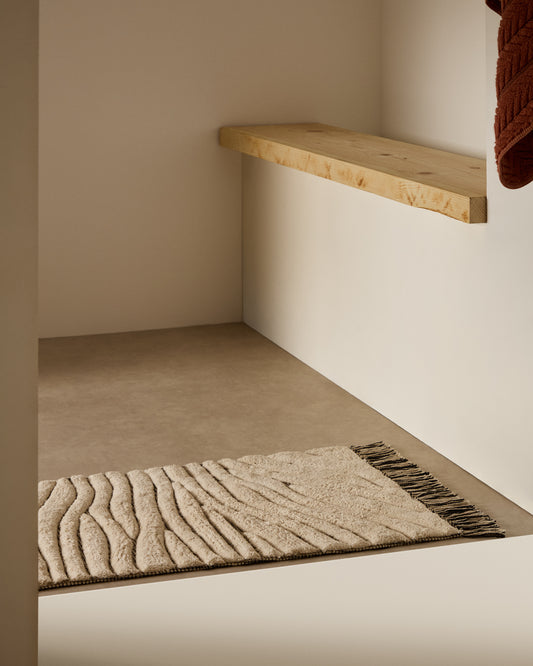 Crilda bela, pamučna prostirka za kupanje, 50 x 70 cm