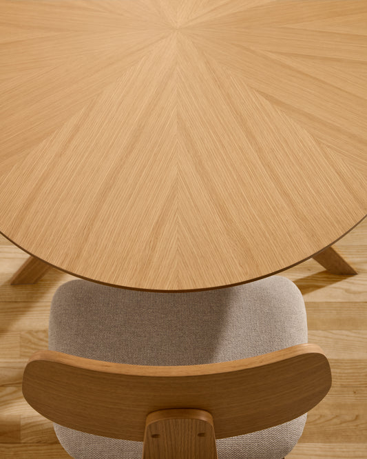 Naanim sto od hrastovog furnira, 180 x 110 cm