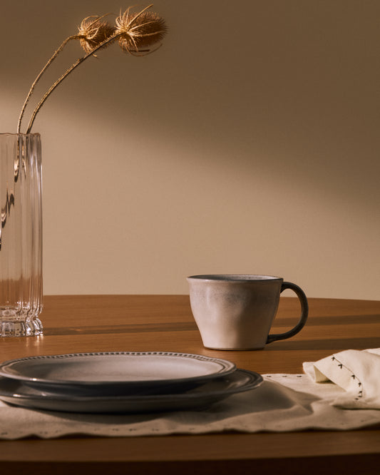 Plava keramička Dovec šolja