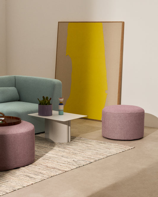 Kaeli ljubičasti oslonac za noge sa poklopcem koji se može skinuti Ø60cm