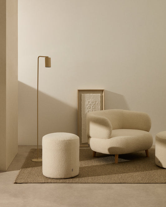 Kaeli oslonac za noge sa poklopcem koji se može skinuti u ekru bukleu Ø 43 cm