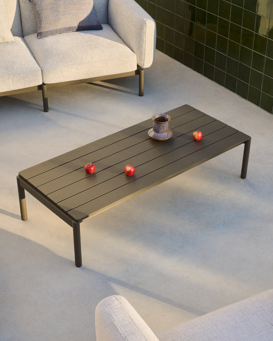 Sorells stočić od zelenog aluminijuma 63 x 144,6 cm