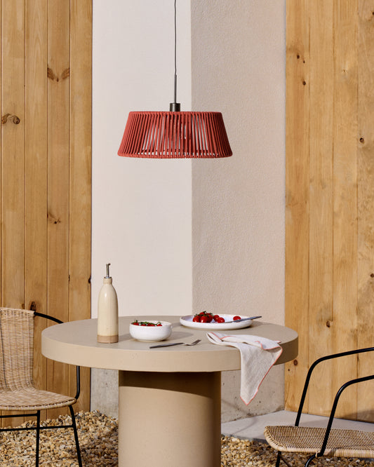 Aldet sjenilo za plafonsku lampu od terakote užeta Ø46cm