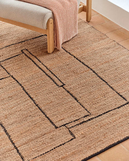 tepih Velira od jute 160 x 230 cm