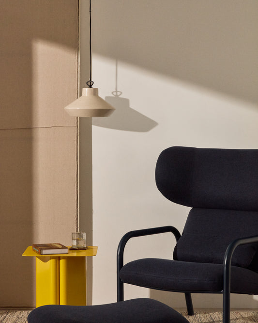 Portol bež keramička plafonska lampa