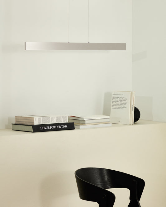 Boadella aluminijumska plafonska lampa sa srebrno brušenom završnom obradom