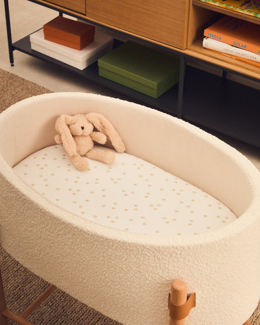 100% pamuk, sunce štampa, donji čaršav za korpu Olna Moses 40 x 75 cm