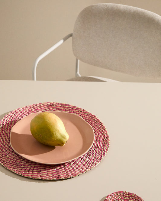 Rivela set od 2 podmetača od crvene morske trave Ø38cm