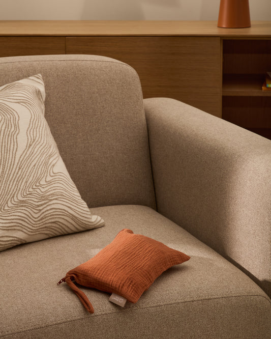 Olna toaletna torba od 100% terakota pamuka