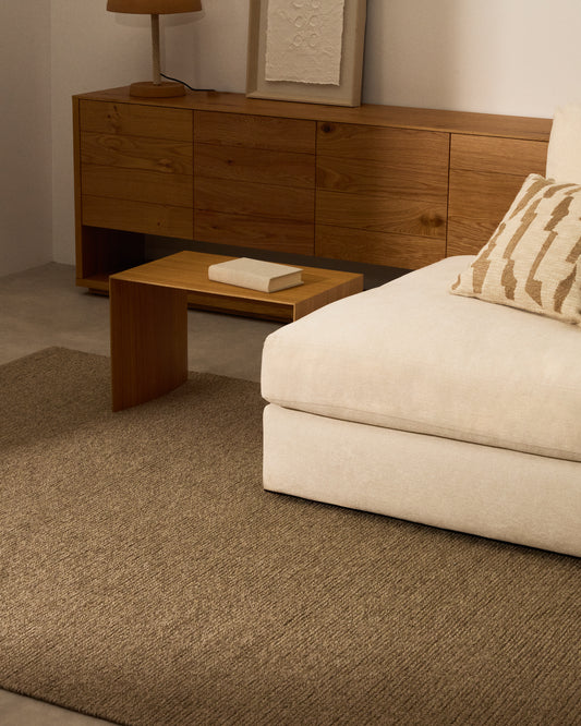 Galinda taupe tepih od sintetičkih vlakana, 160 x 230 cm