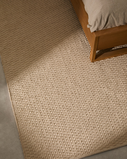 Mascarell beli tepih od pamuka i poliestera 160 x 230 cm