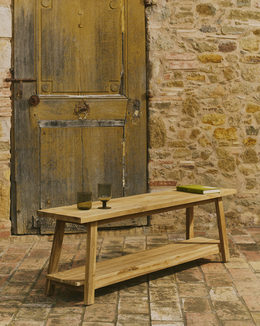 Safara klupa od čvrste reciklirane tikovine 150 cm