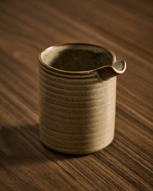 Alenia brown ceramic mug