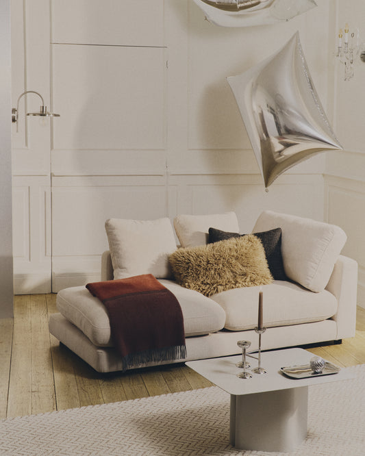 Gala leva ležaljka u bež, 193 x 105 cm