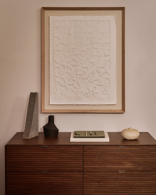 Annia bela, slika od papir-mašea, 90 x 70 cm