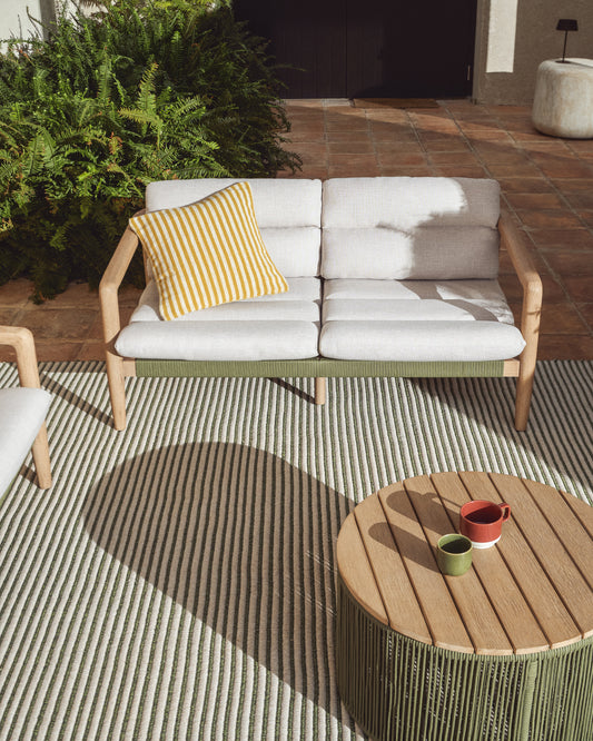Ardelia tepih od sintetičkog vlakna u zelenoj i bež boji, 160 x 230cm