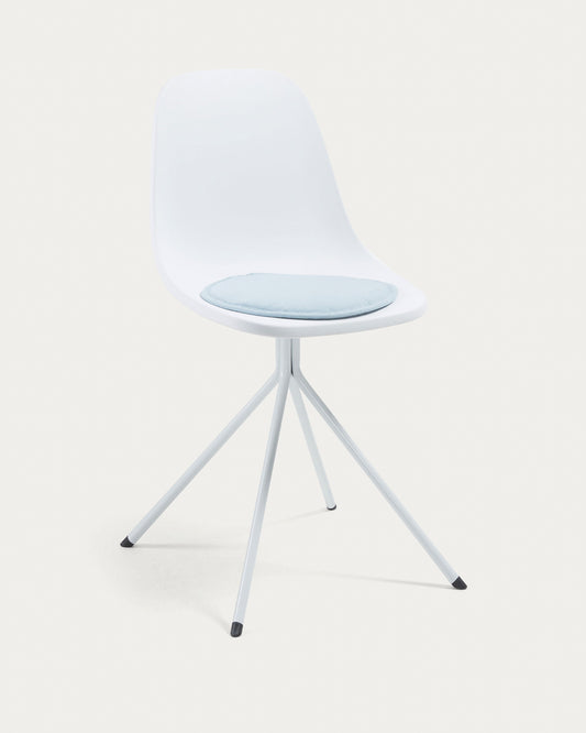 Silke cushion light blue