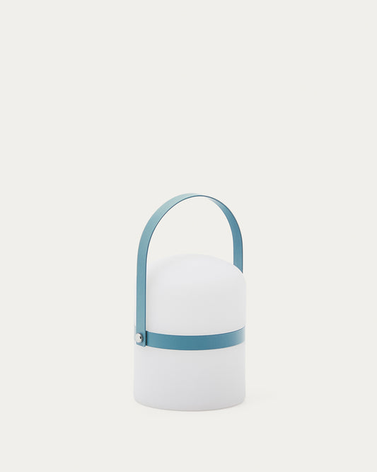 Ridley mini LED stona lampa od plavog polietilena