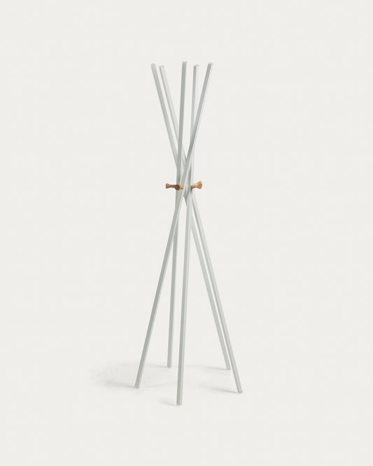 Chelsey beli stalak za mantile 170 cm