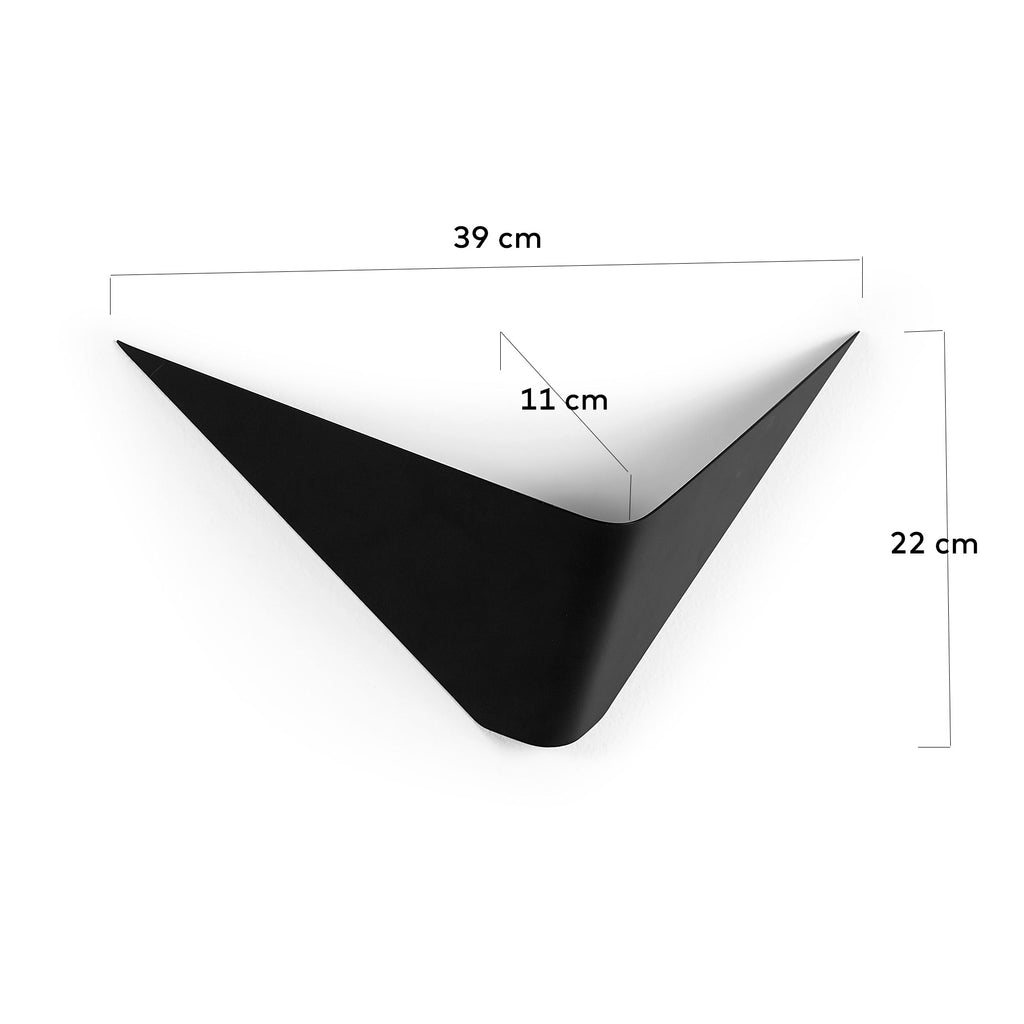 Ginebra zidna lampa u crnoj boji