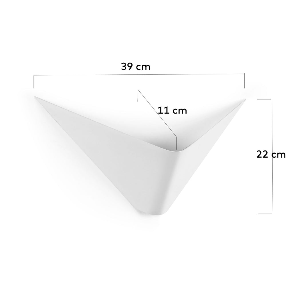 Zidna lampa Ginebra u beloj boji